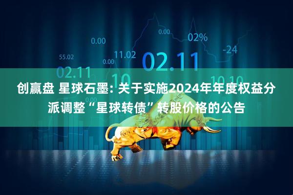 创赢盘 星球石墨: 关于实施2024年年度权益分派调整“星球转债”转股价格的公告